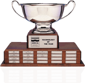 AIMCAL 기술대상 트로피